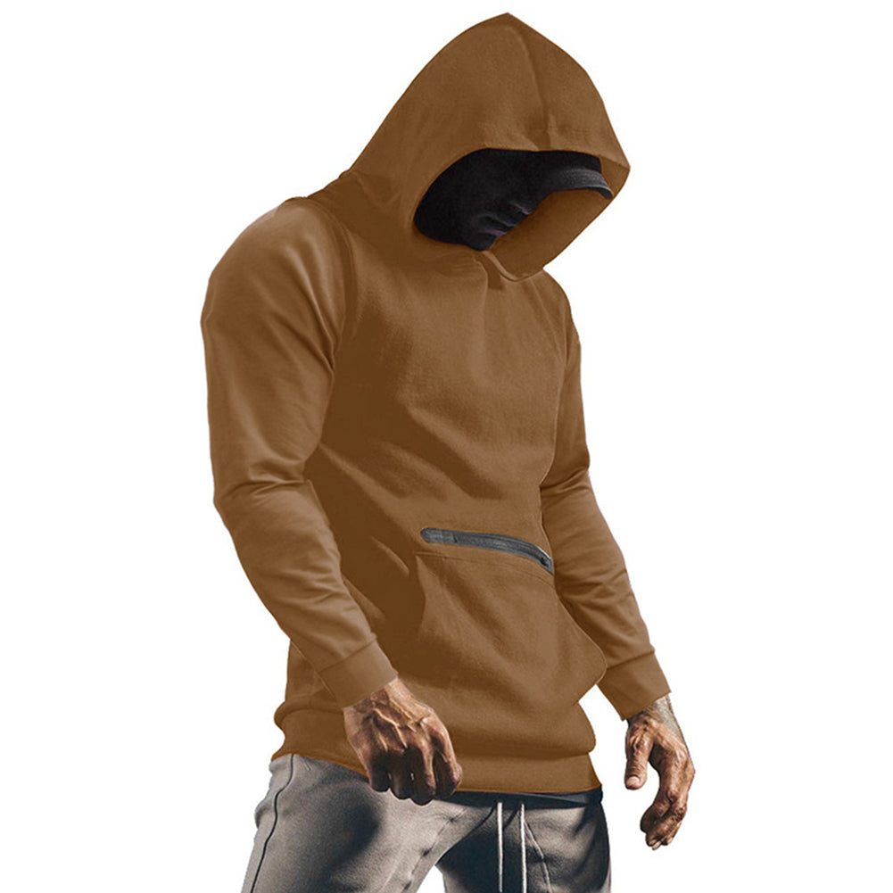 YESFASHION Sweatshirts Men Long-sleeved Casual Men Hoodie