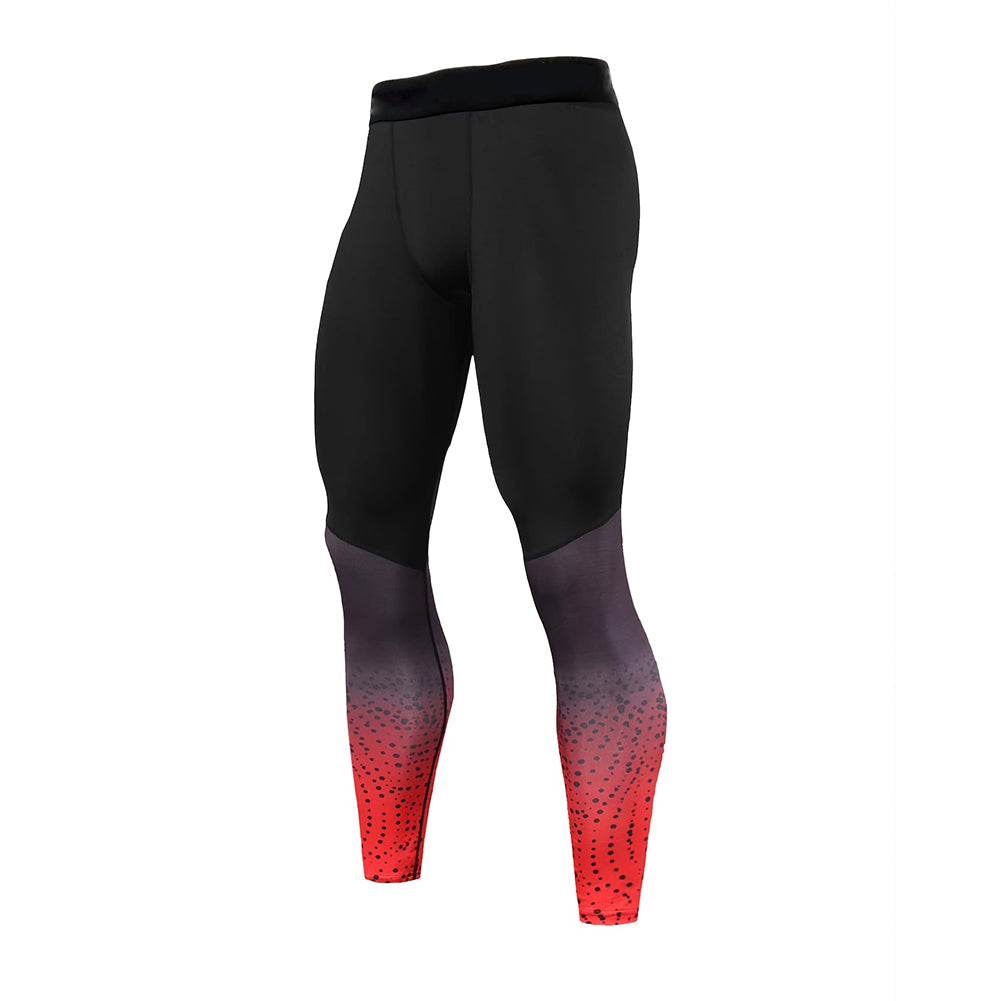 YESFASHION Men Gradient Compression Pants