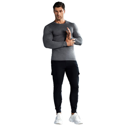 YESFASHION Spandex Men Compression Tops