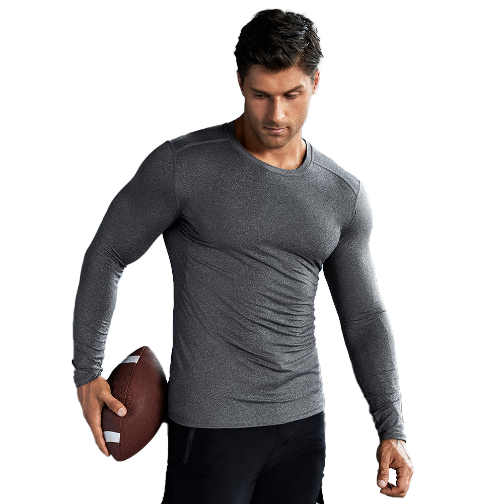 YESFASHION Spandex Men Compression Tops