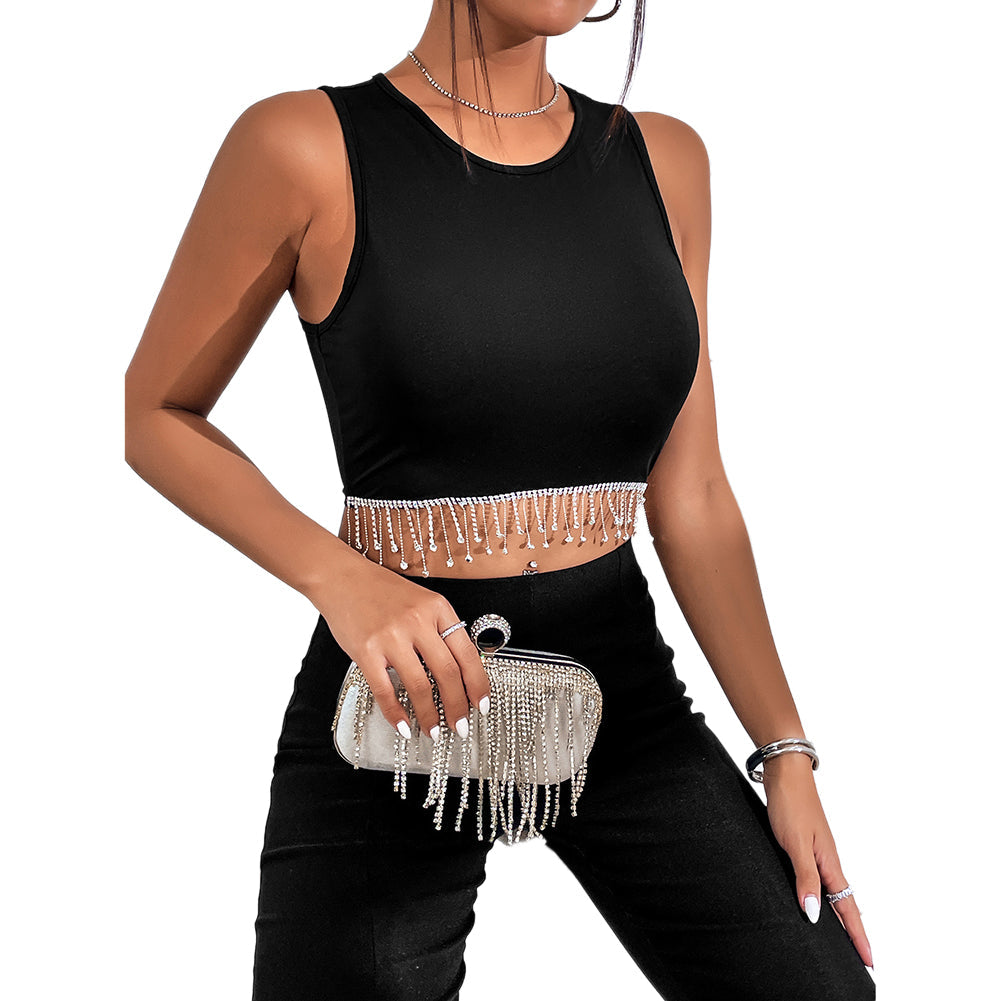 YESFASHION Women Suspenders Sexy Hot Girls With Party Vest