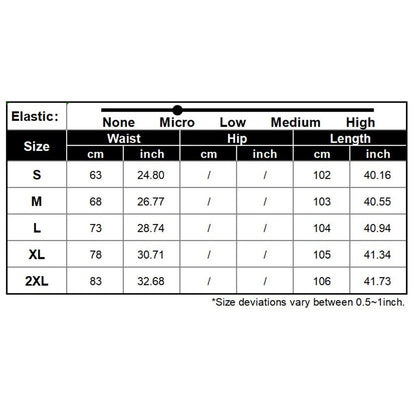 YESFASHION Solid Color Elastic Waist Pleated Skirt