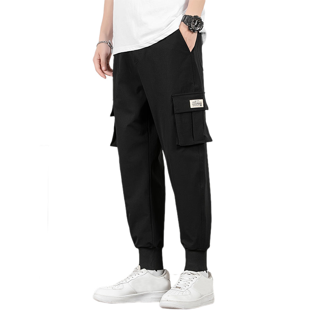 YESFASHION Men Cargo Pocket Casual Pants