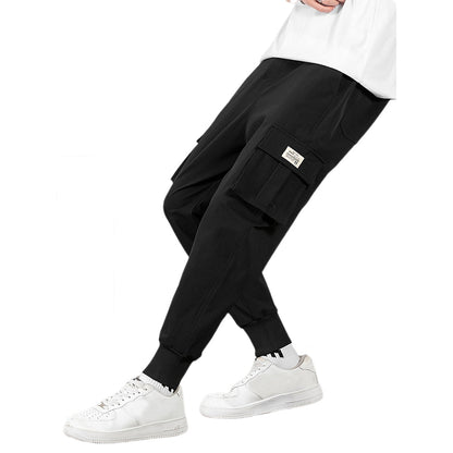 YESFASHION Men Cargo Pocket Casual Pants