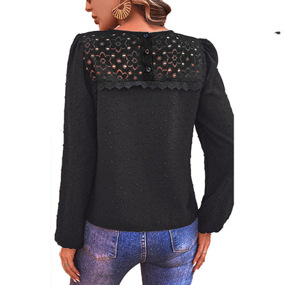 YESFASHION Women 2023 Spring New Long-sleeved Shirt