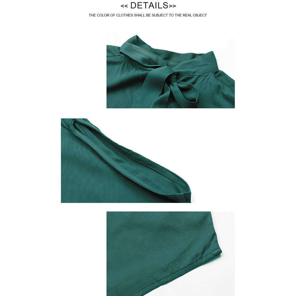 YESFASHION Women Clothing Tops New Solid Color Long-sleeved Shirts