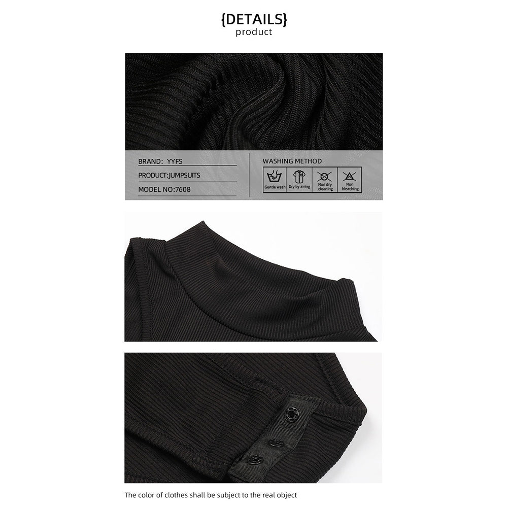 YESFASHION Spring New Solid Color Tops Off-shoulder Jumpsuit