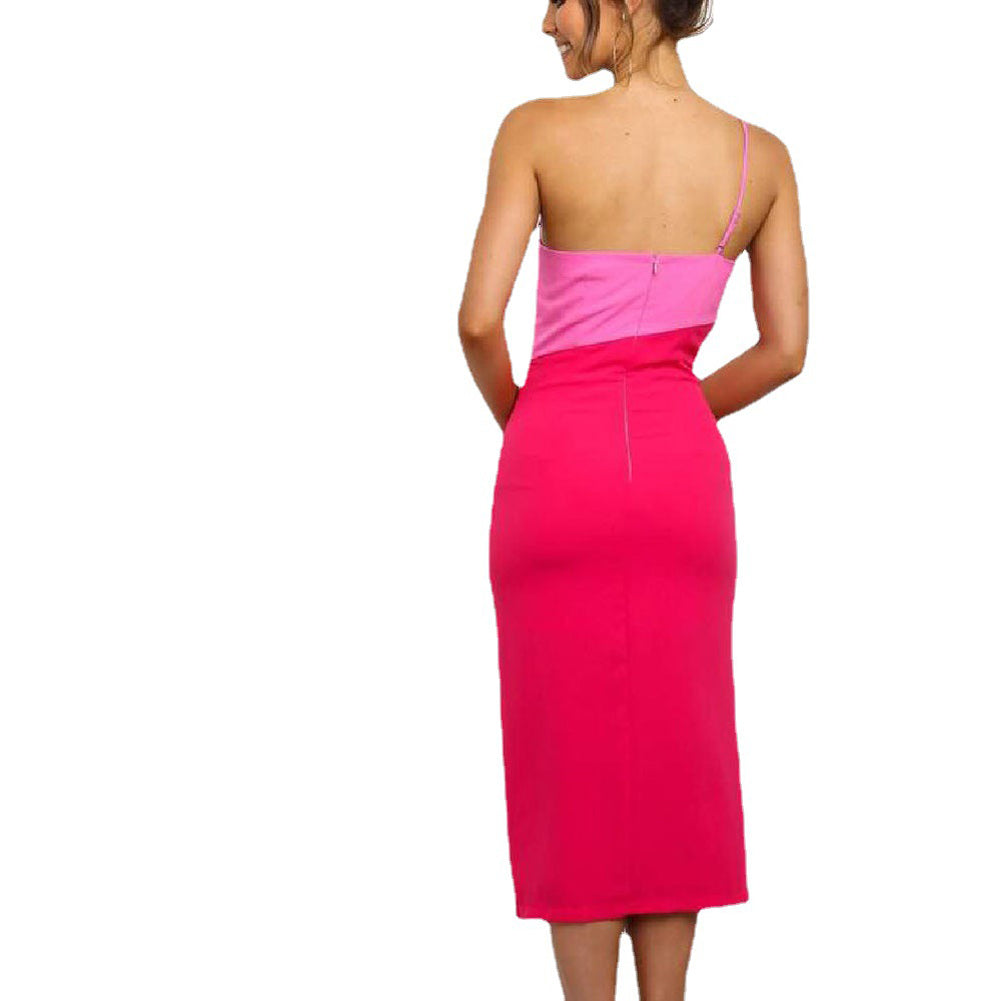 YESFASHION Women Sexy Sling Dress Off-shoulder Bodycon Dress