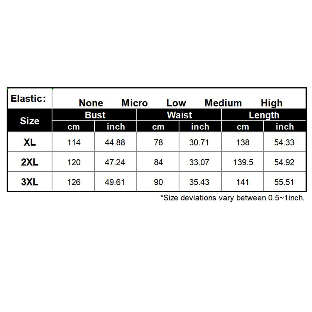 YESFASHION Plus Size Dress Art Painted Floral Elastic Waist Long Dress