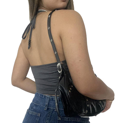 YESFASHION Sexy Lace Stitching Printed Vest Babes Back Fine Heel Bottoming Tops