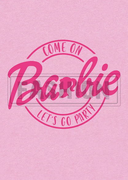 YESFASHION Come On Let's Go Party T-Shirt Tee Tops