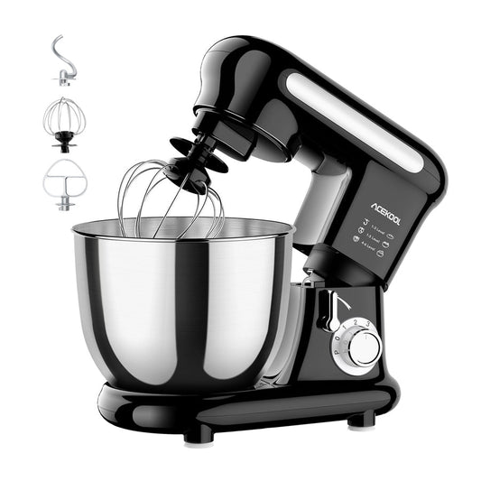 ACEKOOL Stand Mixer MC3 4QT 6 Speeds Tilt-Head Small Food Mixers EU Plug