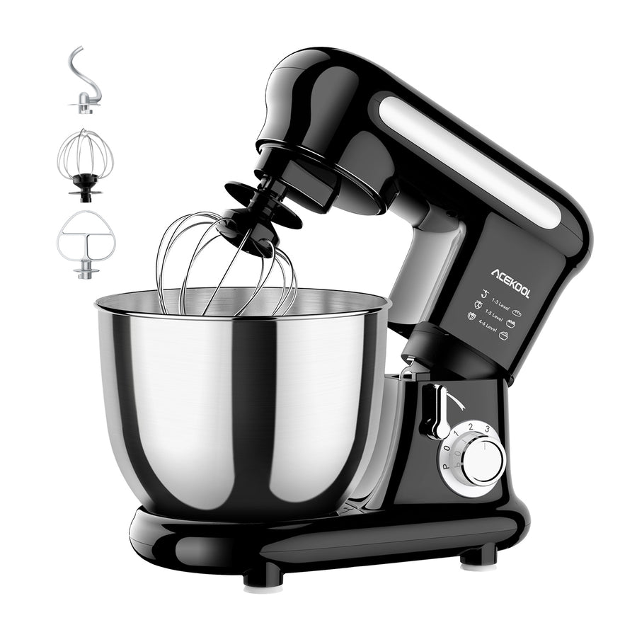 ACEKOOL Stand Mixer MC3 4QT 6 Speeds Tilt-Head Small Food Mixers UK Plug